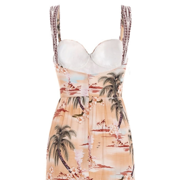 NWT AGUA BENDITA | Dunna Luau Maxi Dress XS/S - Picture 5 of 11